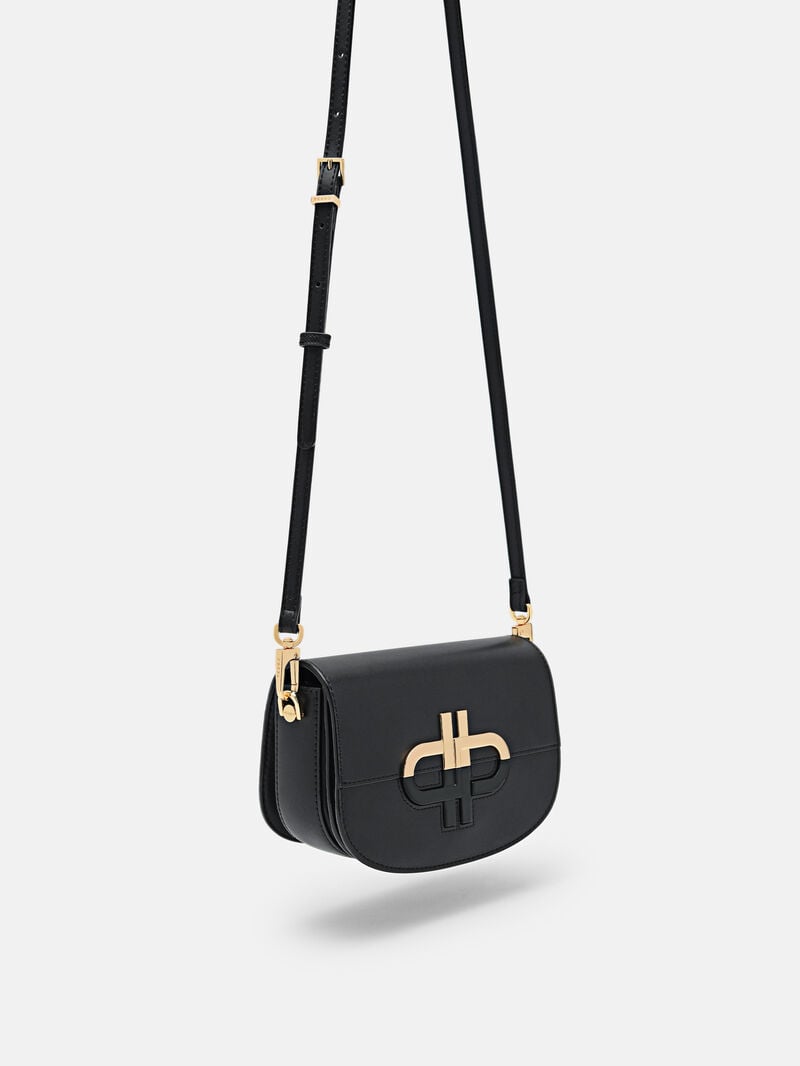 Pedro Icon Leather Bags Women Shoulder Bags Black | Q9Q-2333
