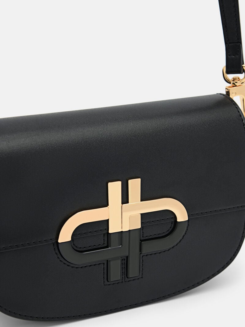 Pedro Icon Leather Bags Women Shoulder Bags Black | Q9Q-2333