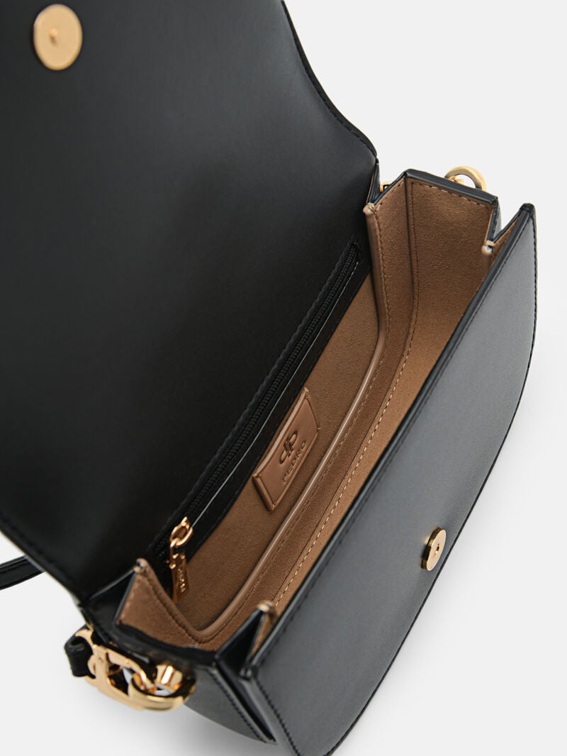 Pedro Icon Leather Bags Women Shoulder Bags Black | Q9Q-2333