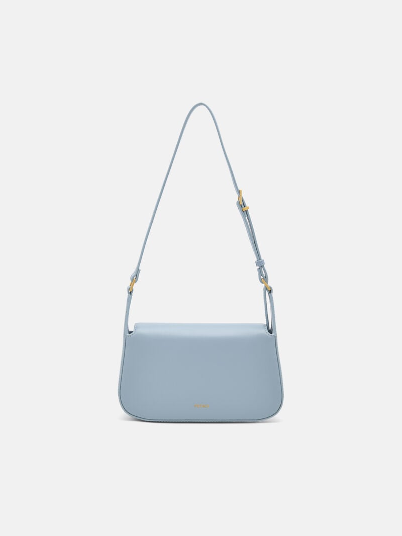 Pedro Icon Leather Bags Women Shoulder Bags Slate Blue | Q9Q-2332
