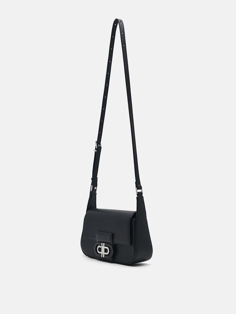 Pedro Icon Leather Bags Women Shoulder Bags Black | Q9Q-2330