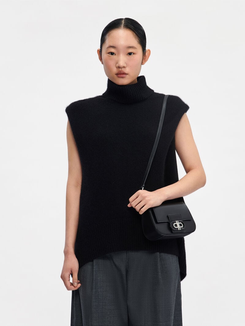 Pedro Icon Leather Bags Women Shoulder Bags Black | Q9Q-2330