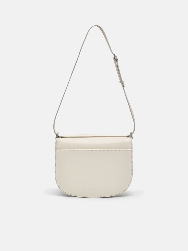 Pedro Icon Leather Bags Women Shoulder Bags Beige | Q9Q-2329