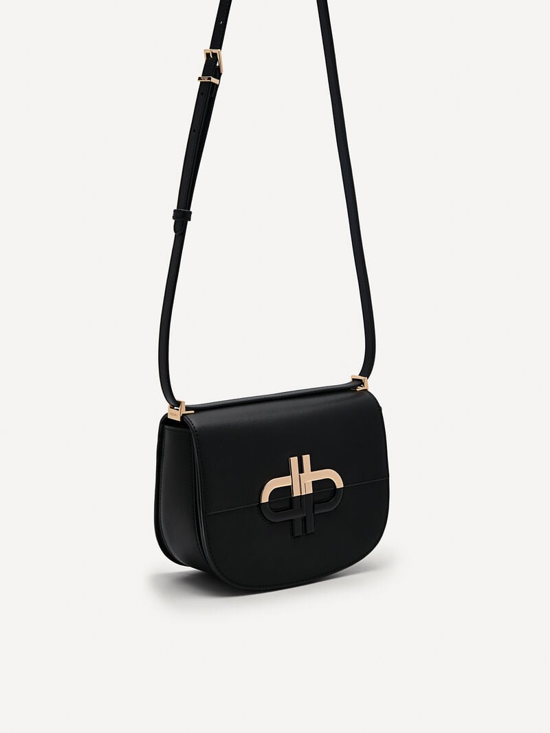 Pedro Icon Leather Bags Women Shoulder Bags Black | Q9Q-2328