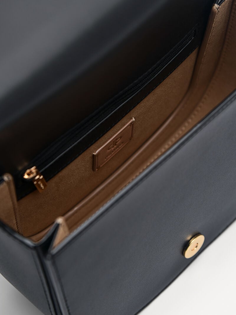 Pedro Icon Leather Bags Women Shoulder Bags Black | Q9Q-2328