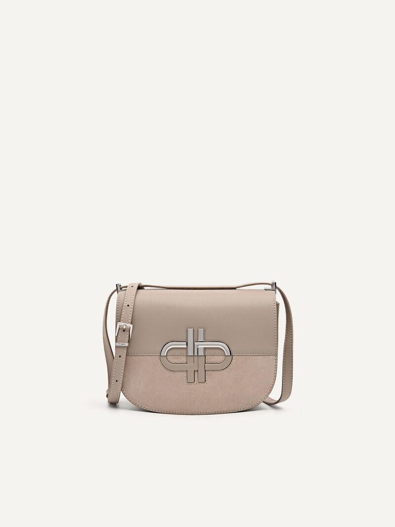 Pedro Icon Leather Bags Women Shoulder Bags Taupe | Q9Q-2327