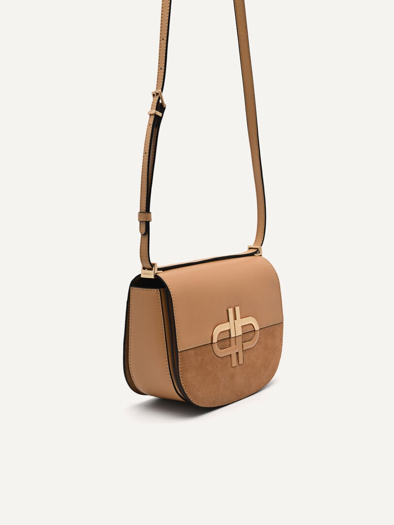Pedro Icon Leather Bags Women Shoulder Bags Camel | Q9Q-2326