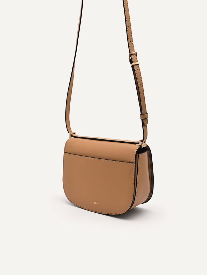 Pedro Icon Leather Bags Women Shoulder Bags Camel | Q9Q-2326