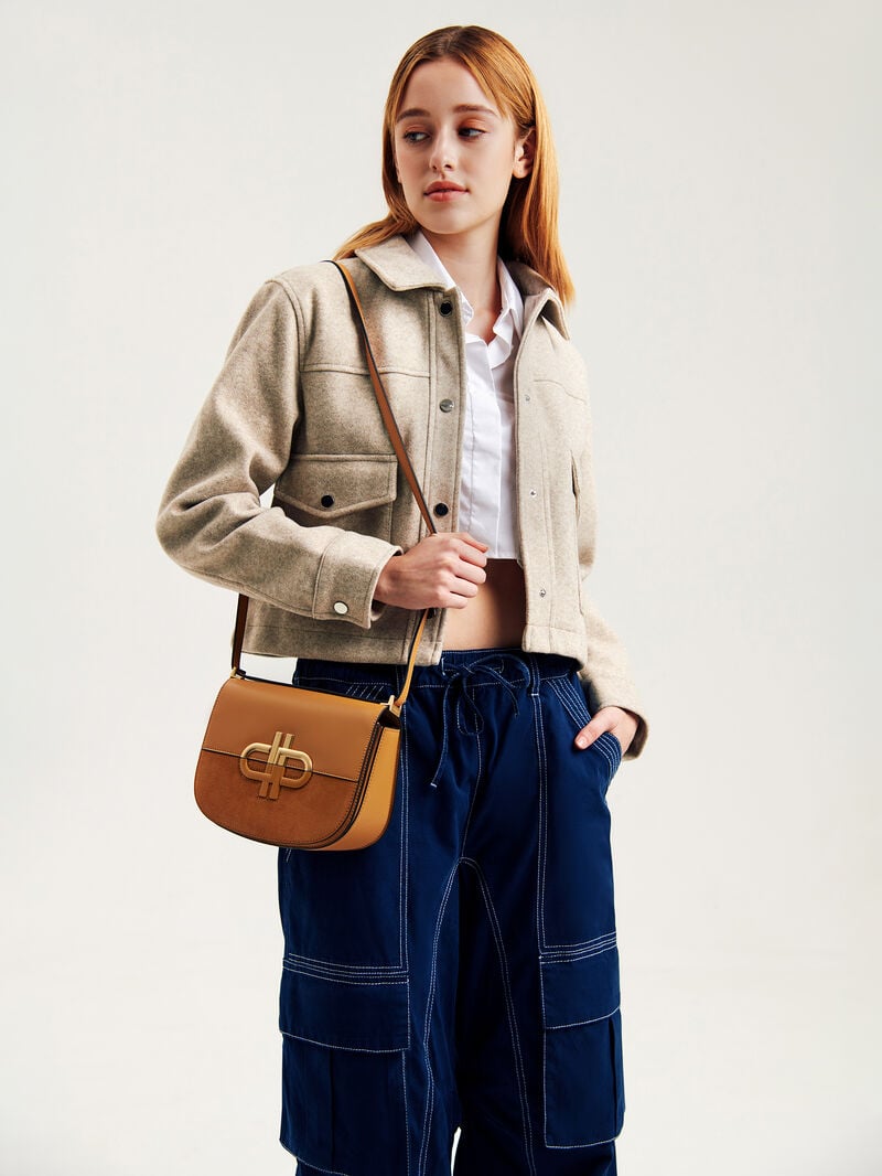 Pedro Icon Leather Bags Women Shoulder Bags Camel | Q9Q-2326