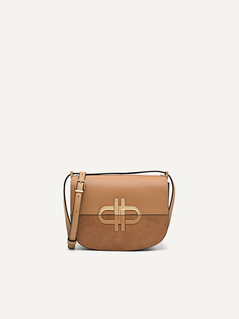 Pedro Icon Leather Bags Women Shoulder Bags Camel | Q9Q-2326