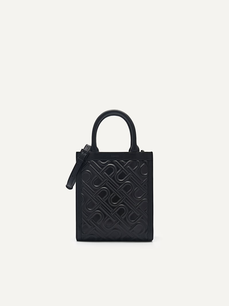 Pedro Icon Leather Bags Women Totes Black | Q9Q-2316