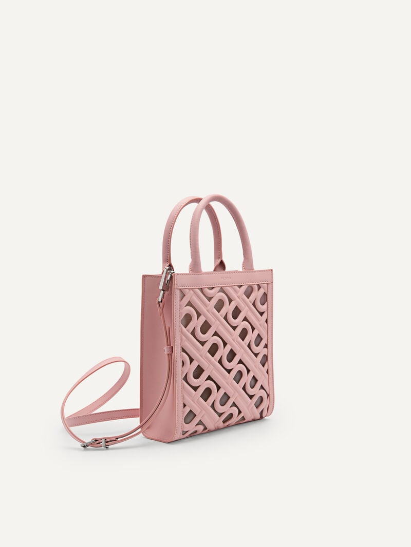 Pedro Icon Leather Bags Women Totes Pink | Q9Q-2318