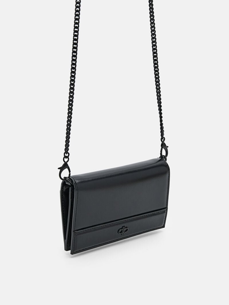 Pedro Icon Leather Bi-Fold Women Wallets Black | Q9Q-2213
