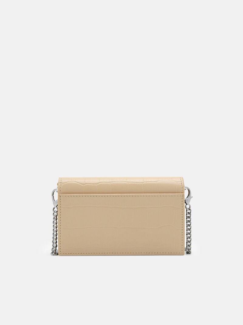 Pedro Icon Leather Bi-Fold Women Wallets Nude | Q9Q-2211