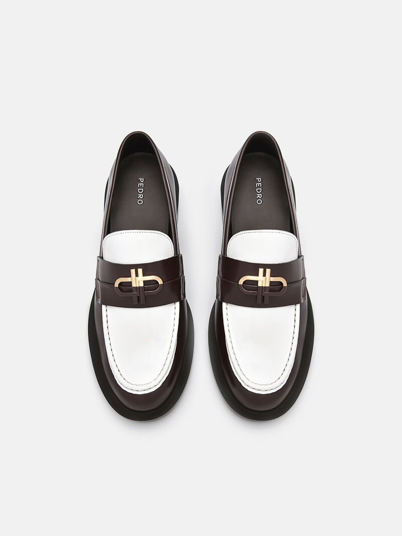 Pedro Icon Leather Loafers Women Flats Multi | Q9Q-2417