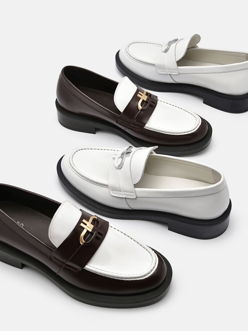 Pedro Icon Leather Loafers Women Flats Multi | Q9Q-2417