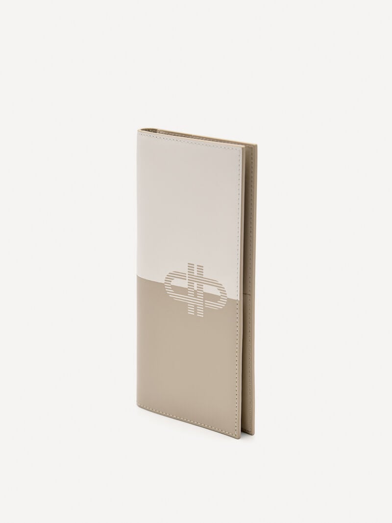 Pedro Icon Leather Long Men Wallets Chalk | Q9Q-2262