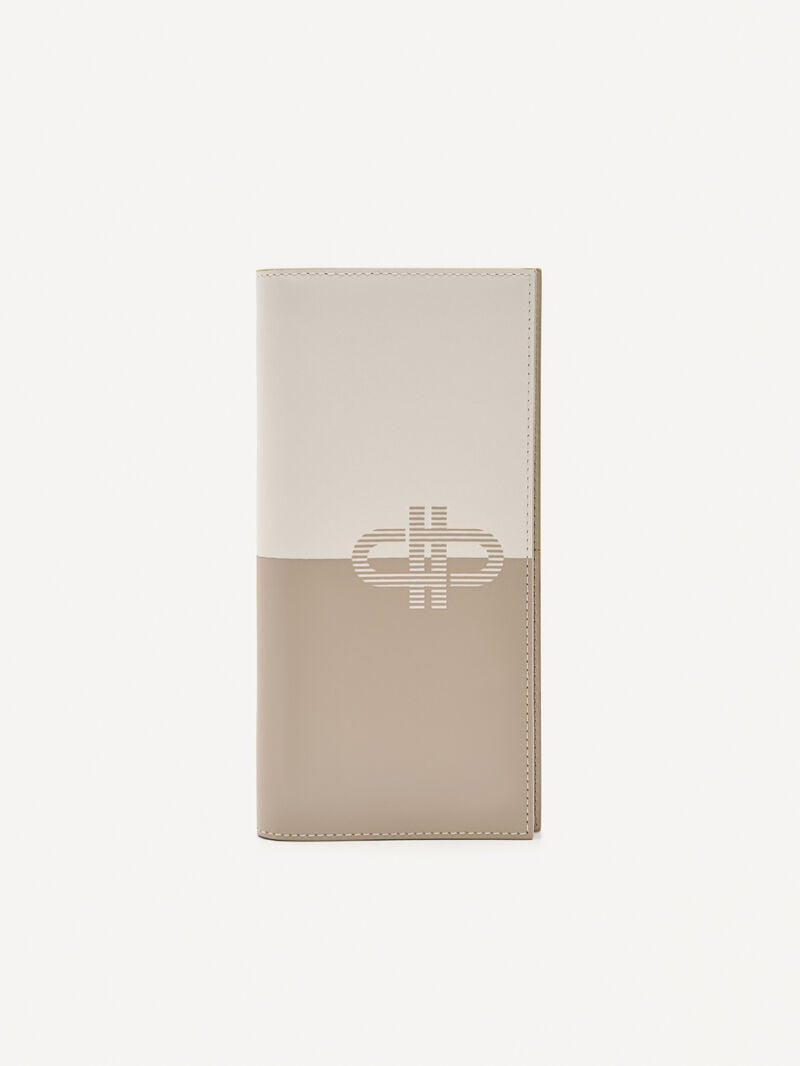 Pedro Icon Leather Long Men Wallets Chalk | Q9Q-2262