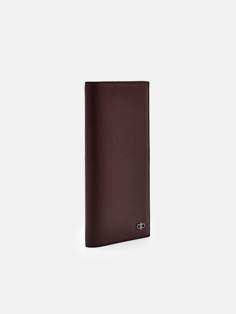 Pedro Icon Leather Long Men Wallets Mahogany | Q9Q-2266