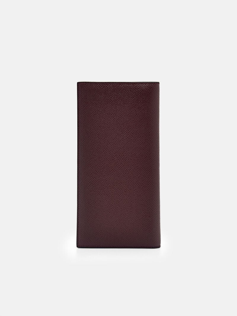 Pedro Icon Leather Long Men Wallets Mahogany | Q9Q-2266
