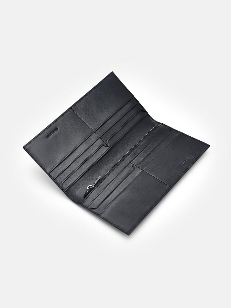 Pedro Icon Leather Long Men Wallets Mahogany | Q9Q-2266