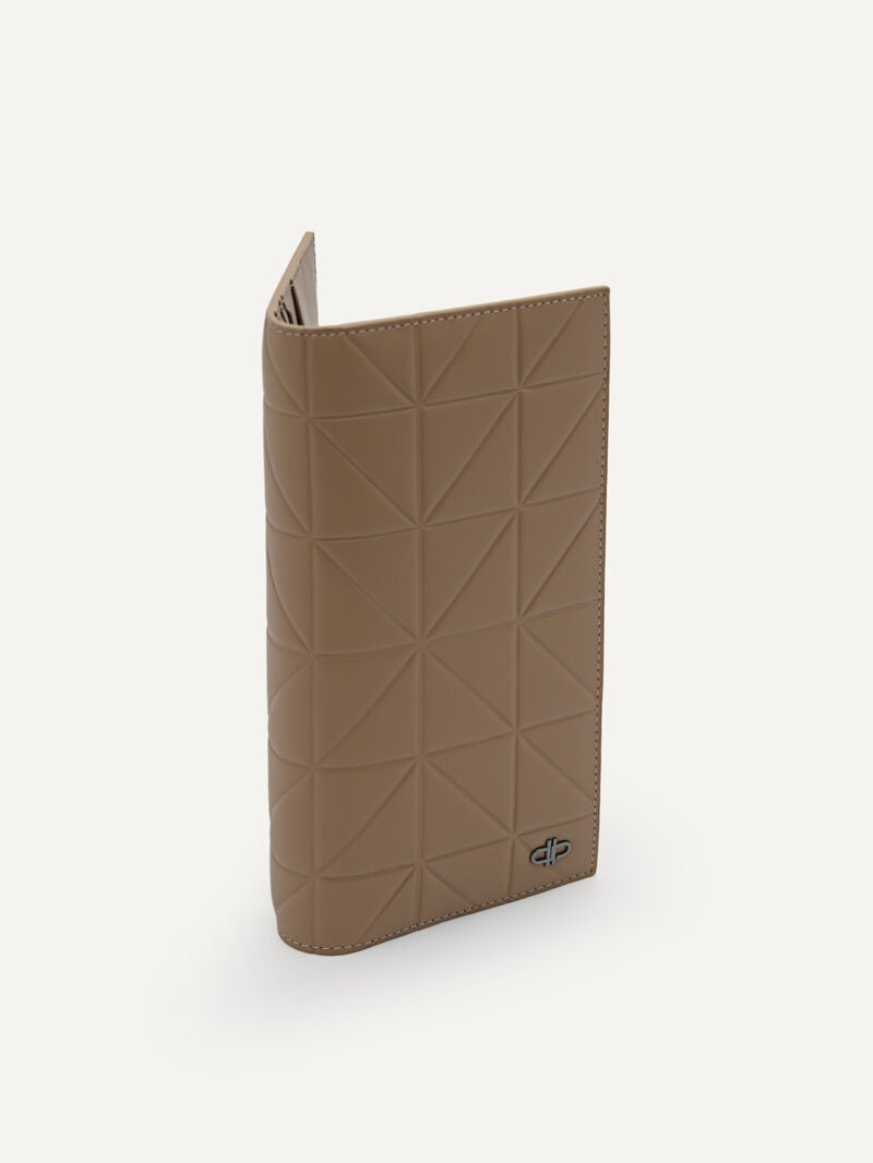 Pedro Icon Leather Long in Pixel Men Wallets Taupe | Q9Q-2261