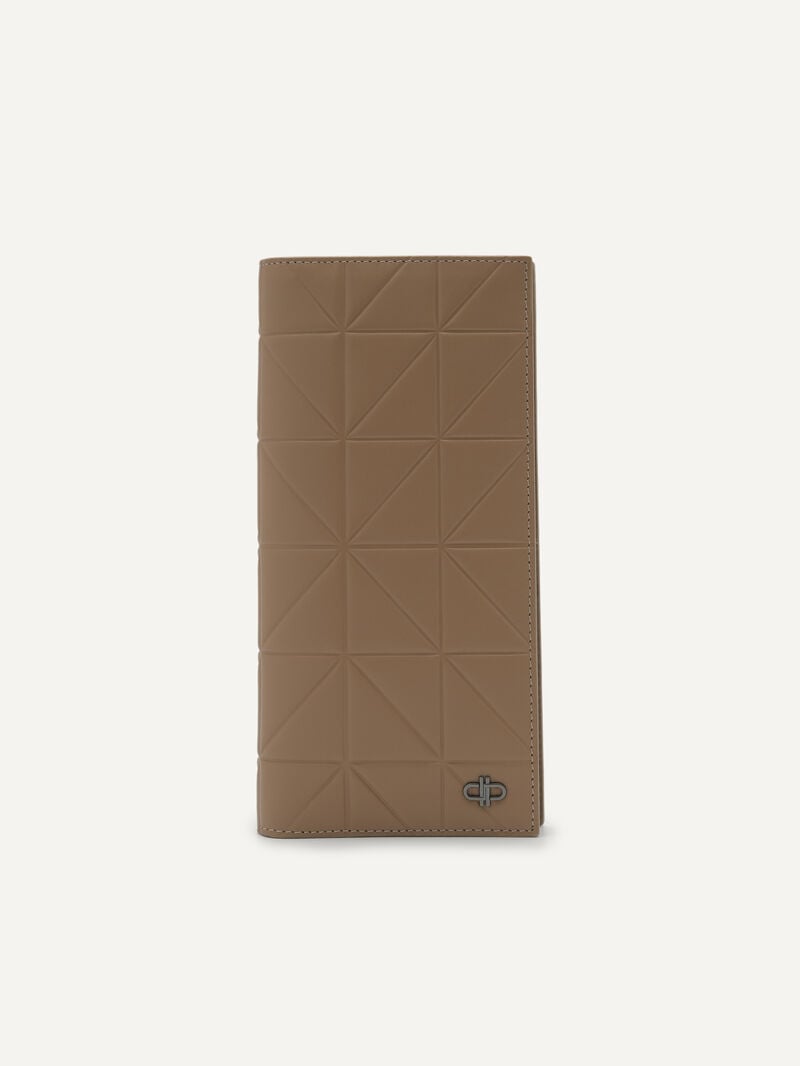 Pedro Icon Leather Long in Pixel Men Wallets Taupe | Q9Q-2261