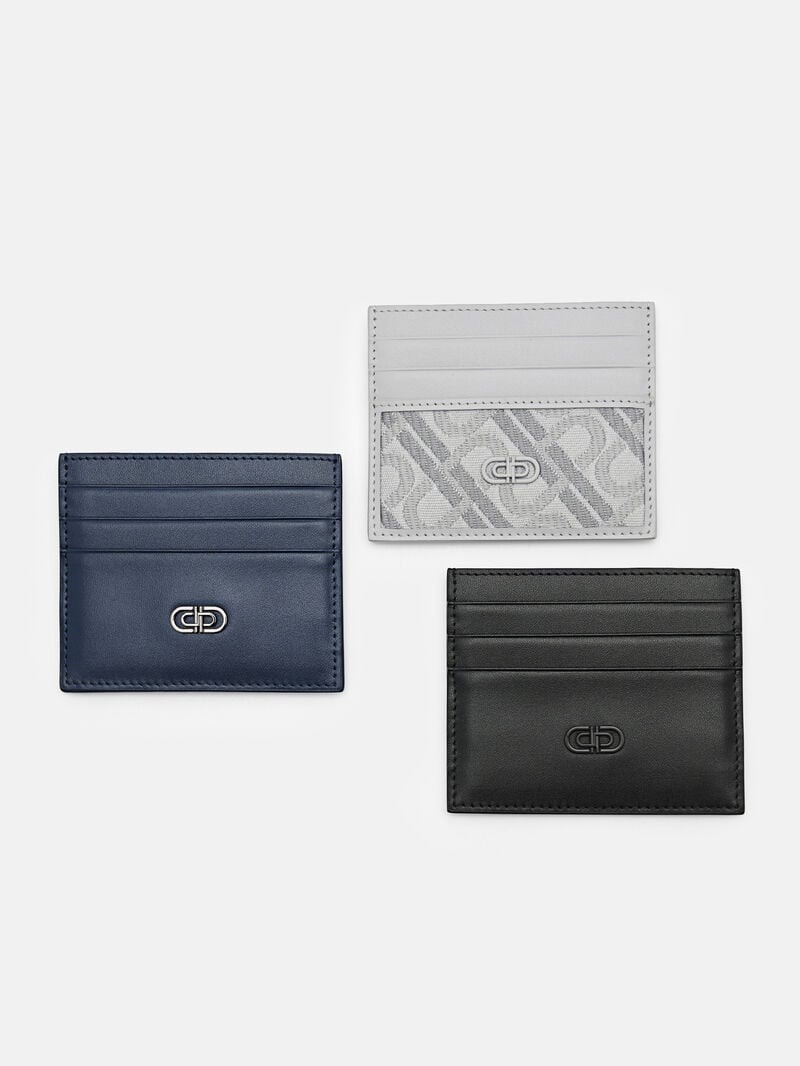 Pedro Icon Leather Men Card Holders Black | Q9Q-2295