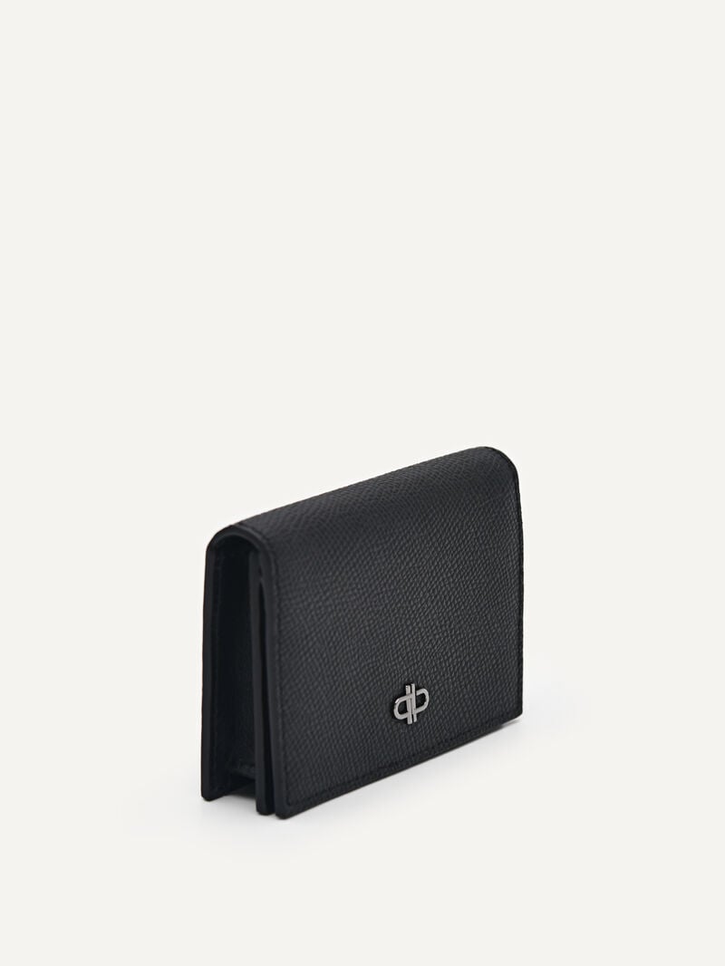 Pedro Icon Leather Men Card Holders Black | Q9Q-2291