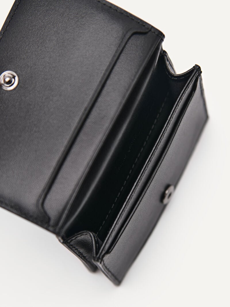 Pedro Icon Leather Men Card Holders Black | Q9Q-2291