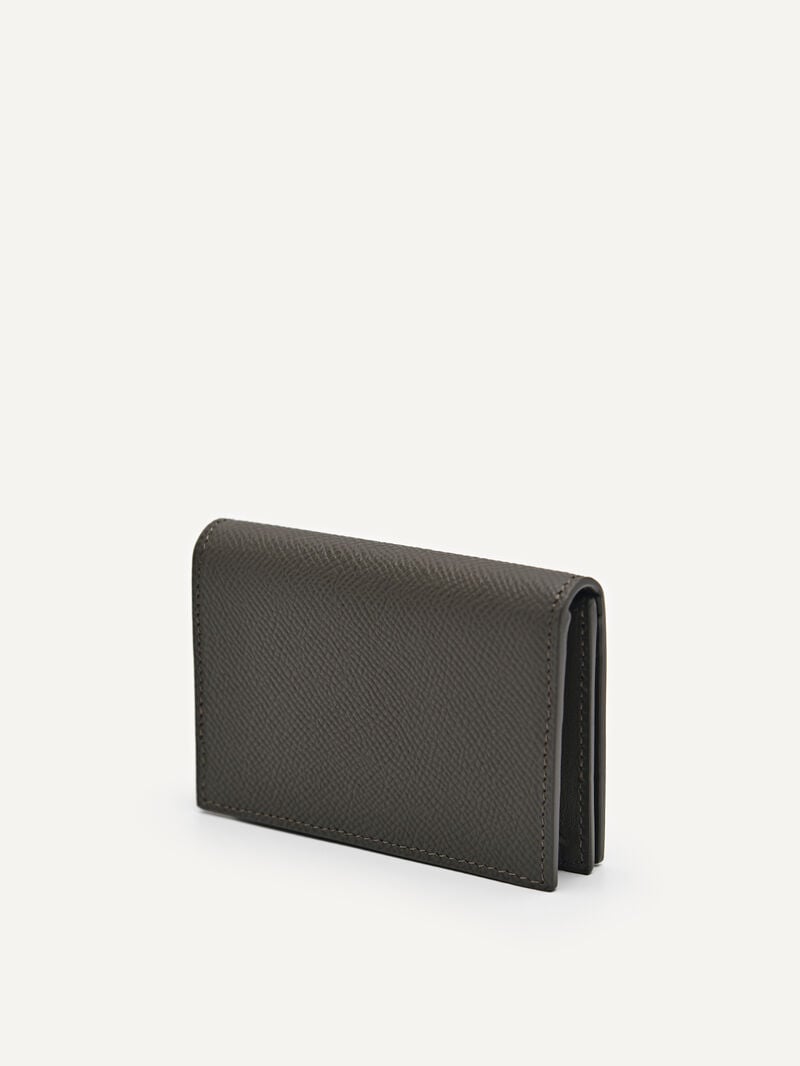 Pedro Icon Leather Men Card Holders Military Green | Q9Q-2292