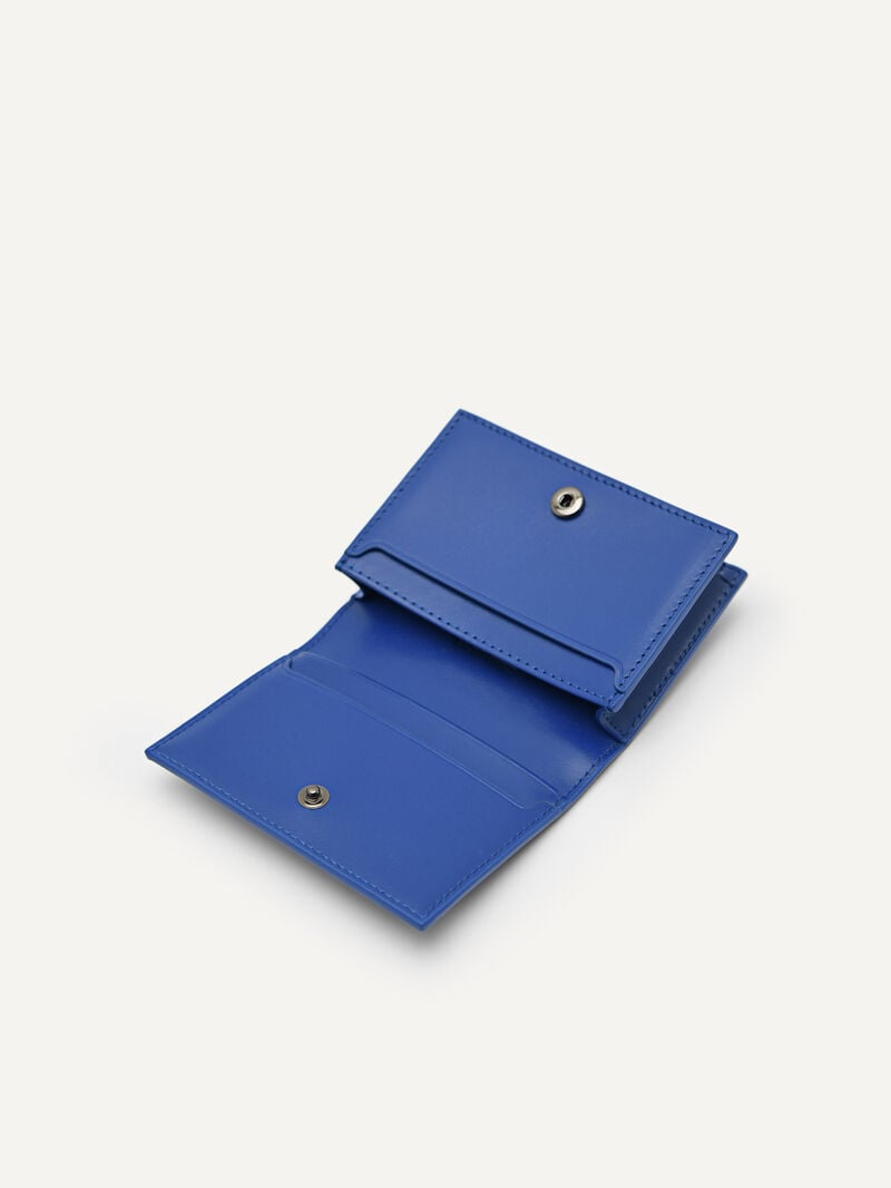 Pedro Icon Leather Men Card Holders Navy | Q9Q-2293