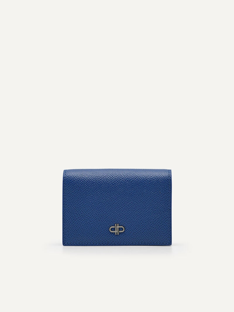 Pedro Icon Leather Men Card Holders Navy | Q9Q-2293