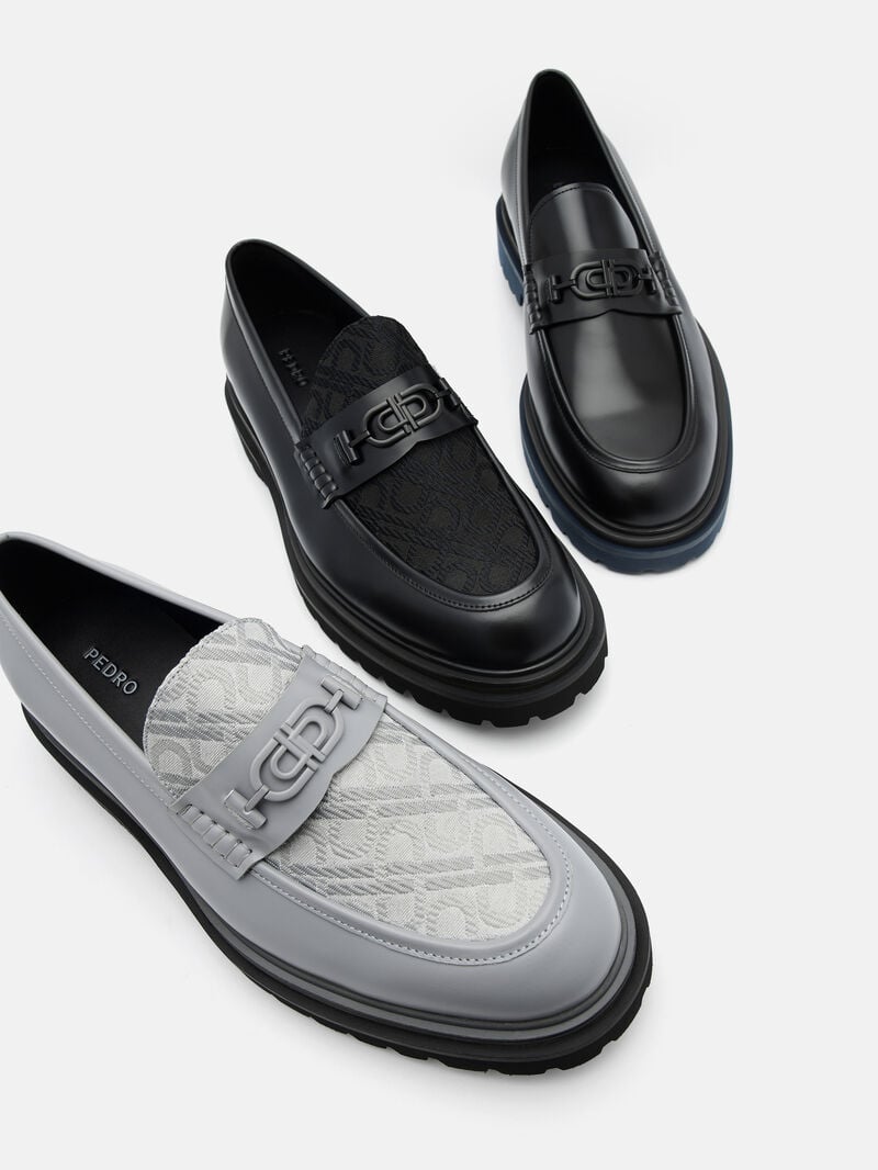 Pedro Icon Leather Men Loafers Black2 | Q9Q-2442