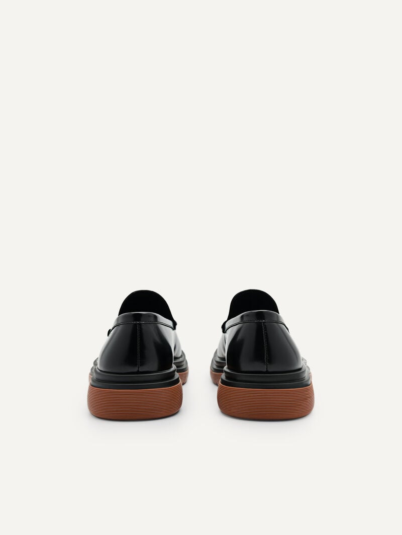 Pedro Icon Leather Men Loafers Black | Q9Q-2439