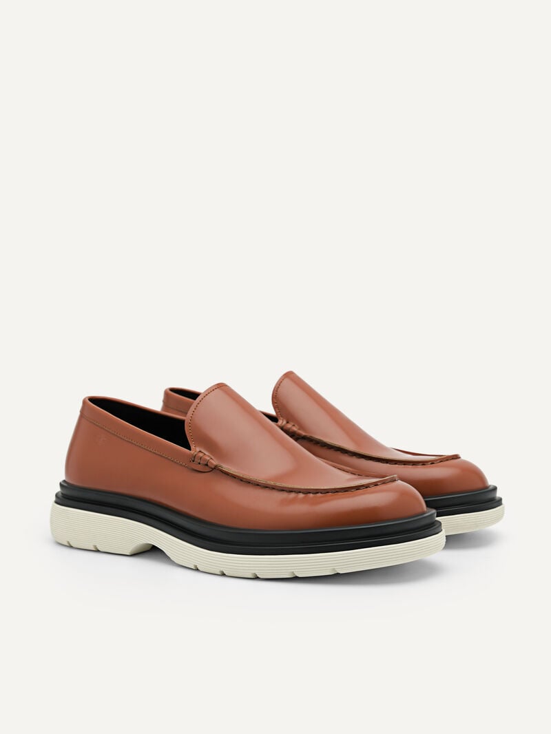 Pedro Icon Leather Men Loafers Cognac | Q9Q-2440