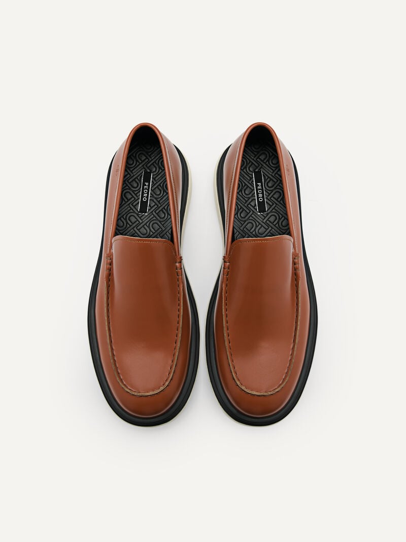 Pedro Icon Leather Men Loafers Cognac | Q9Q-2440