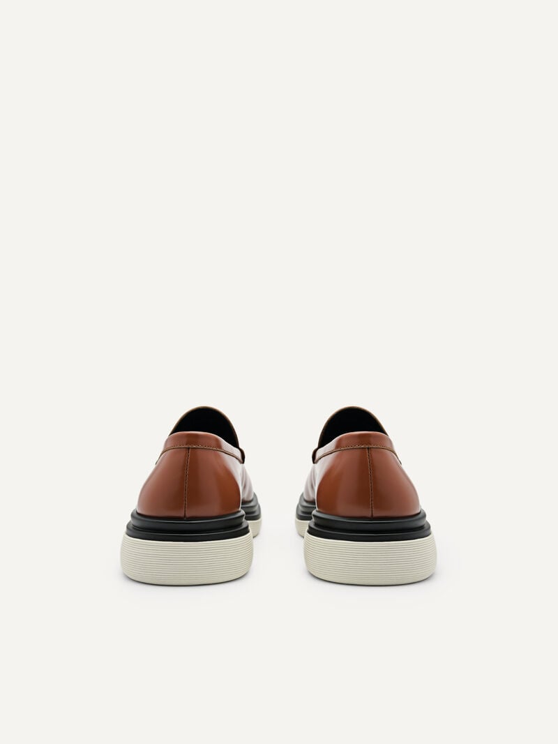 Pedro Icon Leather Men Loafers Cognac | Q9Q-2440