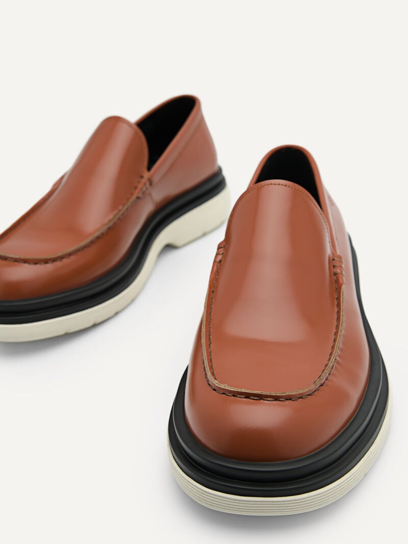 Pedro Icon Leather Men Loafers Cognac | Q9Q-2440