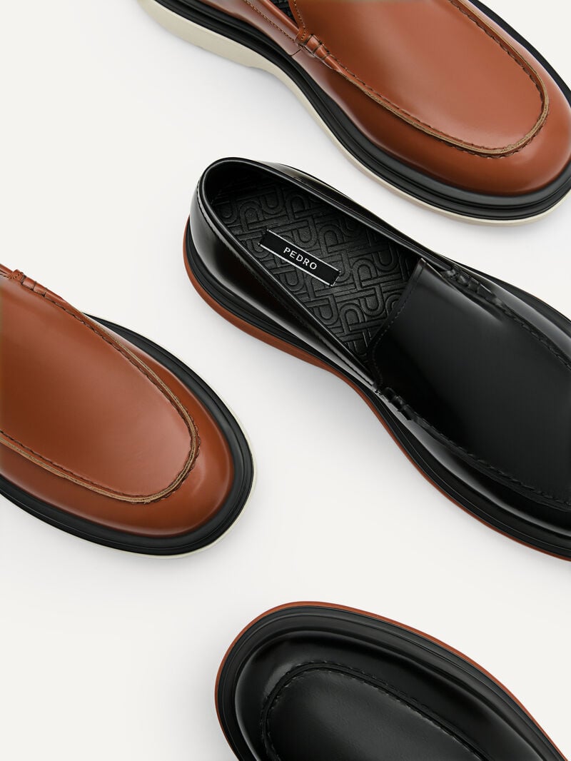 Pedro Icon Leather Men Loafers Cognac | Q9Q-2440