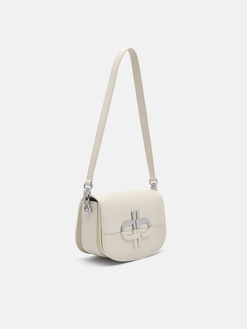 Pedro Icon Leather Mini Bags Women Shoulder Bags Beige | Q9Q-2314