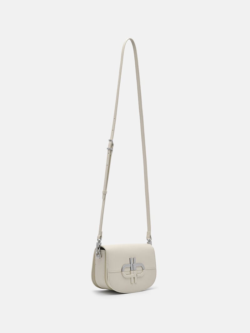 Pedro Icon Leather Mini Bags Women Shoulder Bags Beige | Q9Q-2314