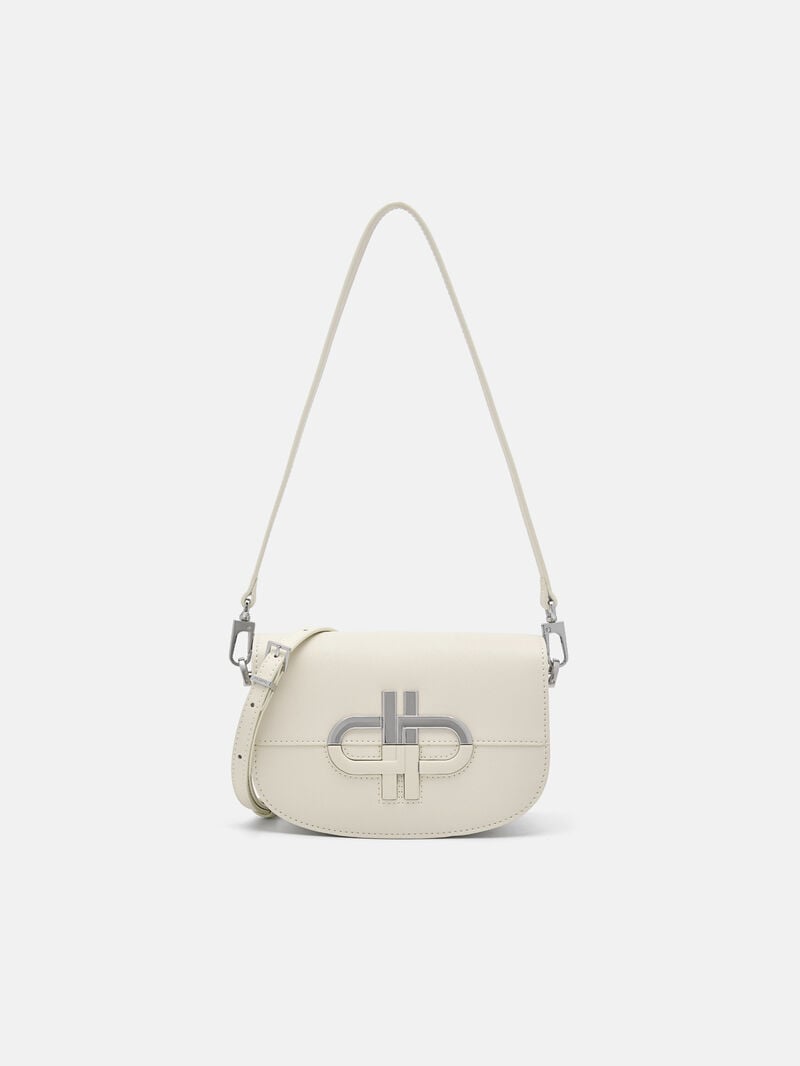Pedro Icon Leather Mini Bags Women Shoulder Bags Beige | Q9Q-2314