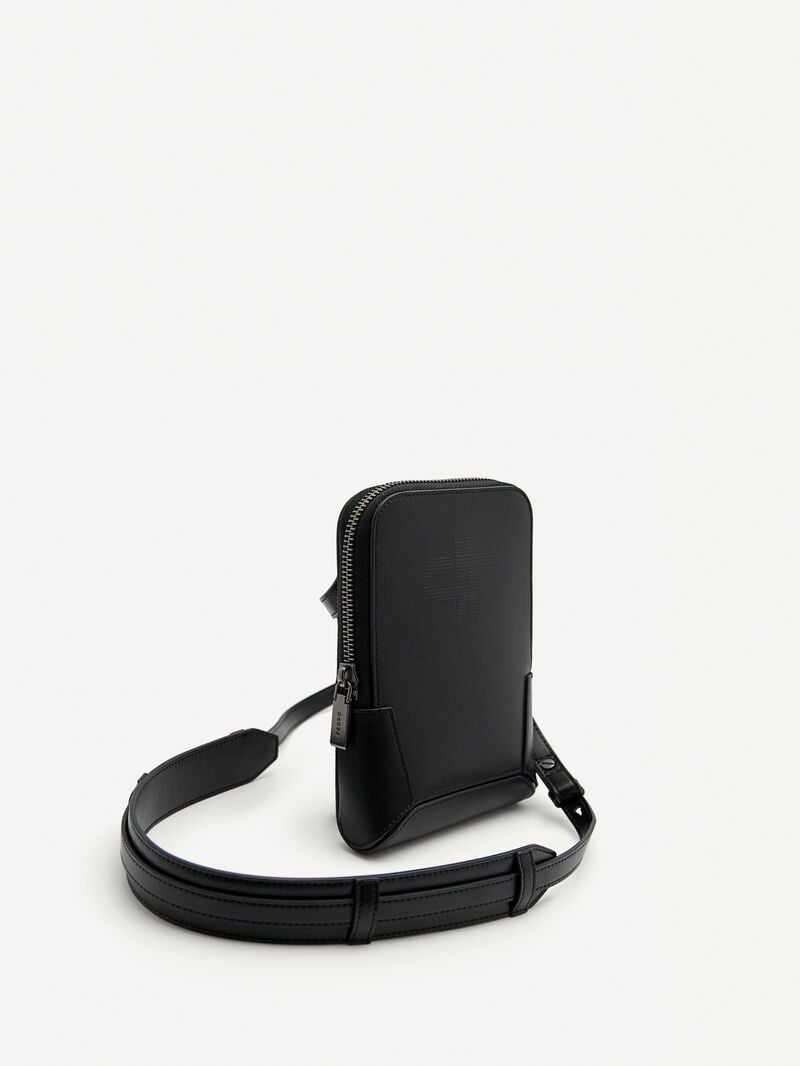 Pedro Icon Leather Pouch Men Pouches Black | Q9Q-2240