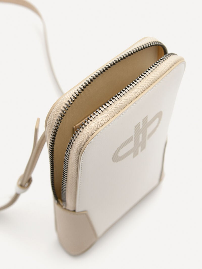 Pedro Icon Leather Pouch Men Pouches Chalk | Q9Q-2241