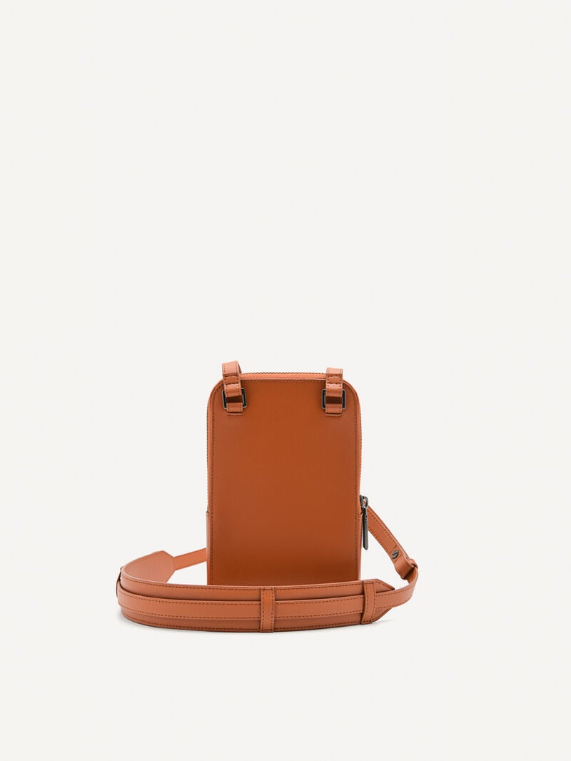 Pedro Icon Leather Pouch Men Pouches Cognac | Q9Q-2242