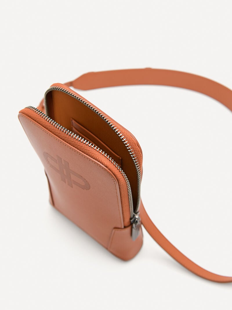 Pedro Icon Leather Pouch Men Pouches Cognac | Q9Q-2242