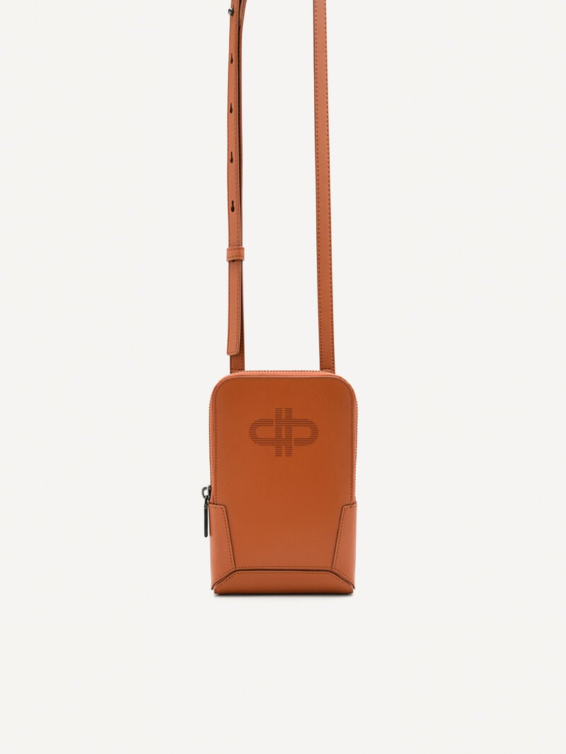 Pedro Icon Leather Pouch Men Pouches Cognac | Q9Q-2242