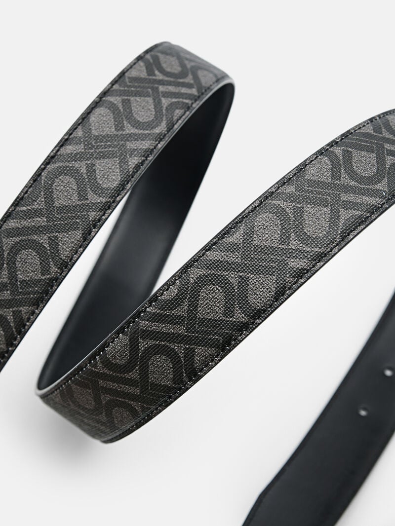 Pedro Icon Leather Reversible Tang Men Belts Black | Q9Q-2236