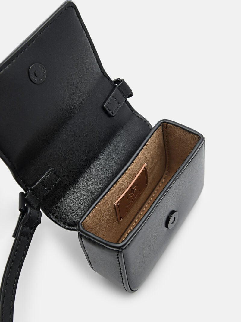 Pedro Icon Leather Sling Pouch Men Pouches Black | Q9Q-2232